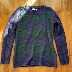 Blue and Green sweater